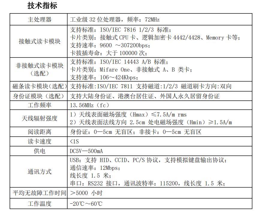 廣東東信智能科技有限公司EST-J13X第三代社?？ㄗx卡器模組模塊規(guī)格參數(shù)